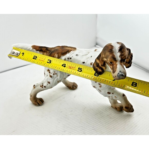 C. Martinu ENGLISH IRISH Red & White SETTER Hunting Dog Porcelain Figurine SPAIN - Picture 10 of 13